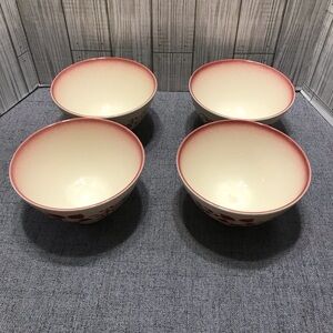 Antique set of 4 Cafe’ Au Lait Bowls